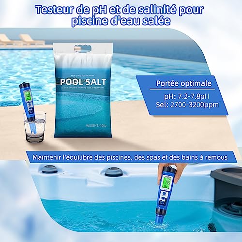 Testeur TDS EC de salinité pour aquarium et eau potable - 4
