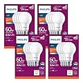 PHILIPS LED Frosted Non-Dimmable A19 Light Bulb - Pack of 16 - EyeComfort Flicker Free - 8.8W = 60W - 800 Lumen - Soft White (2700K) - E26 Base - Indoor - Title 20
