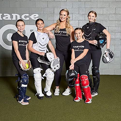 EASTON JEN SCHRO THE FUNDAMENTAL Catcher's Equipment Box Set Kit, Medium, Royal