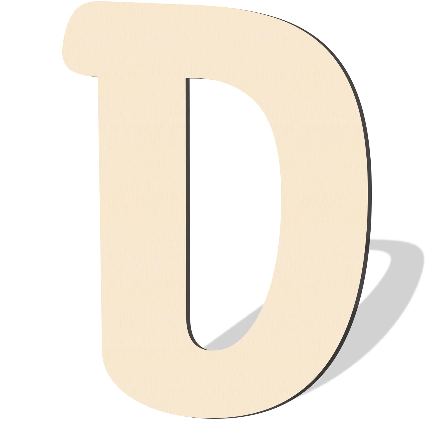 17 Inch Large Unfinished Wooden Letters - Thick Blank Wood Letters For DIY Wall Decor, Crafts, Parties (Single Letter Or Sets)