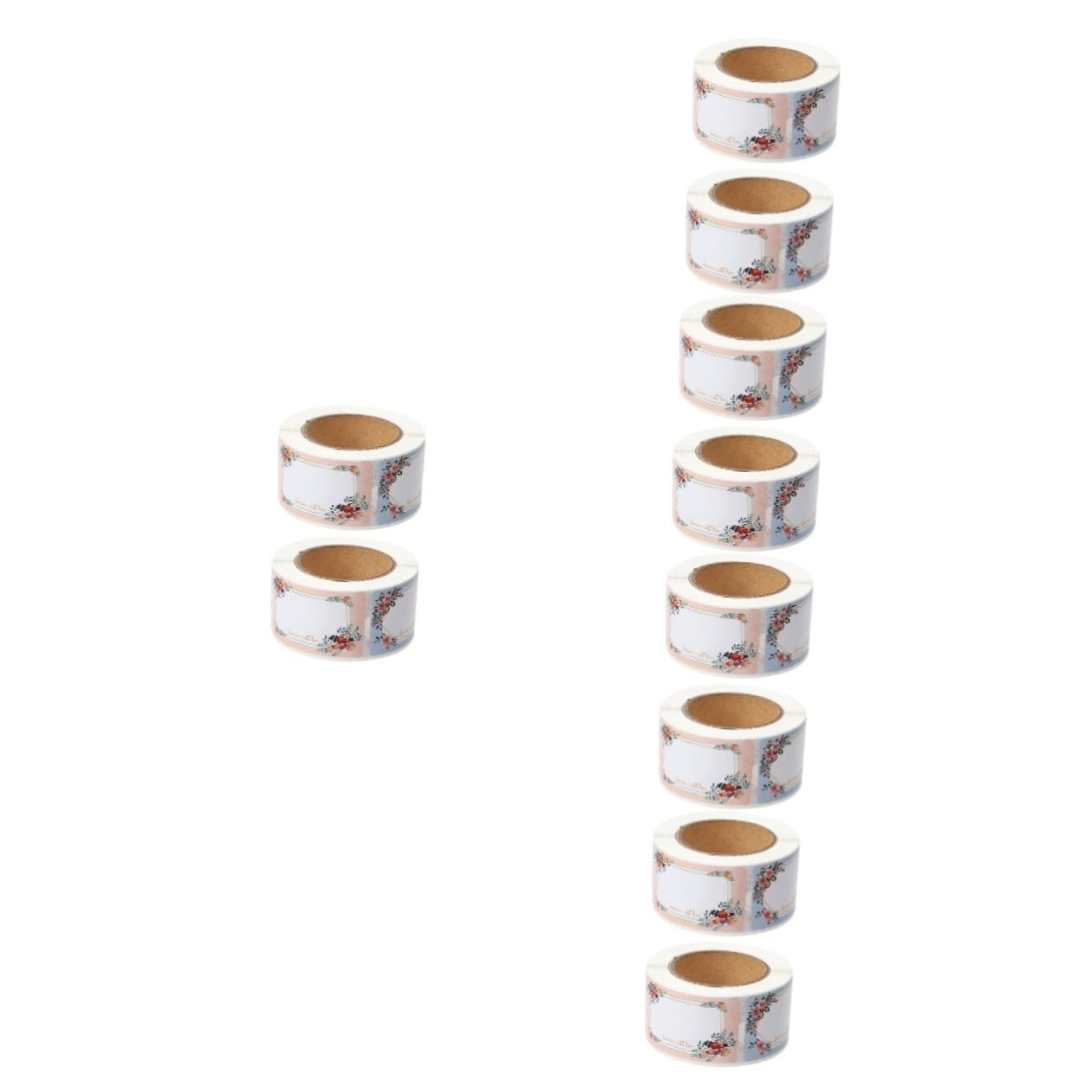 STOBOK 10rollen Beschriftbare Etiketten Selbstklebende Klassifizierungsaufkleber Leere Namensetiketten Für Küche Kühlschrank Flaschen Pro Rolle Vielseitig Einsetzbar