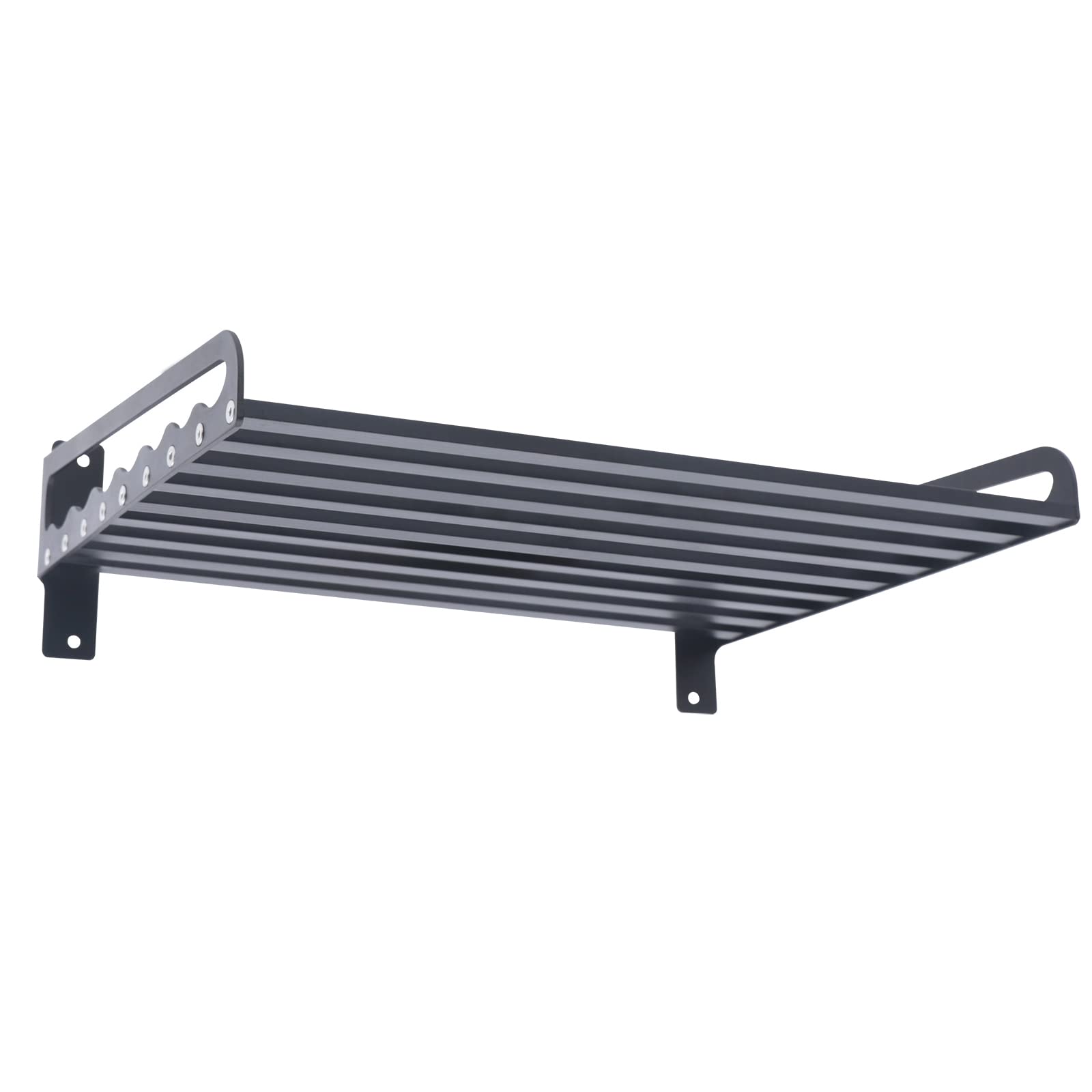 Estante de pared para microondas, estante de pared de 50 cm para cocinas, soporte para microondas, organizador de estantes de cocina