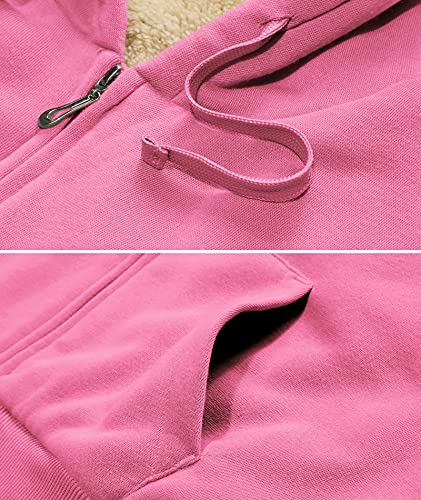 Image of SWISSWELL Hoodies for Women Winter Fleece Sweatshirt - Full Zip Up Thick Sherpa Lined Hooded Jacket