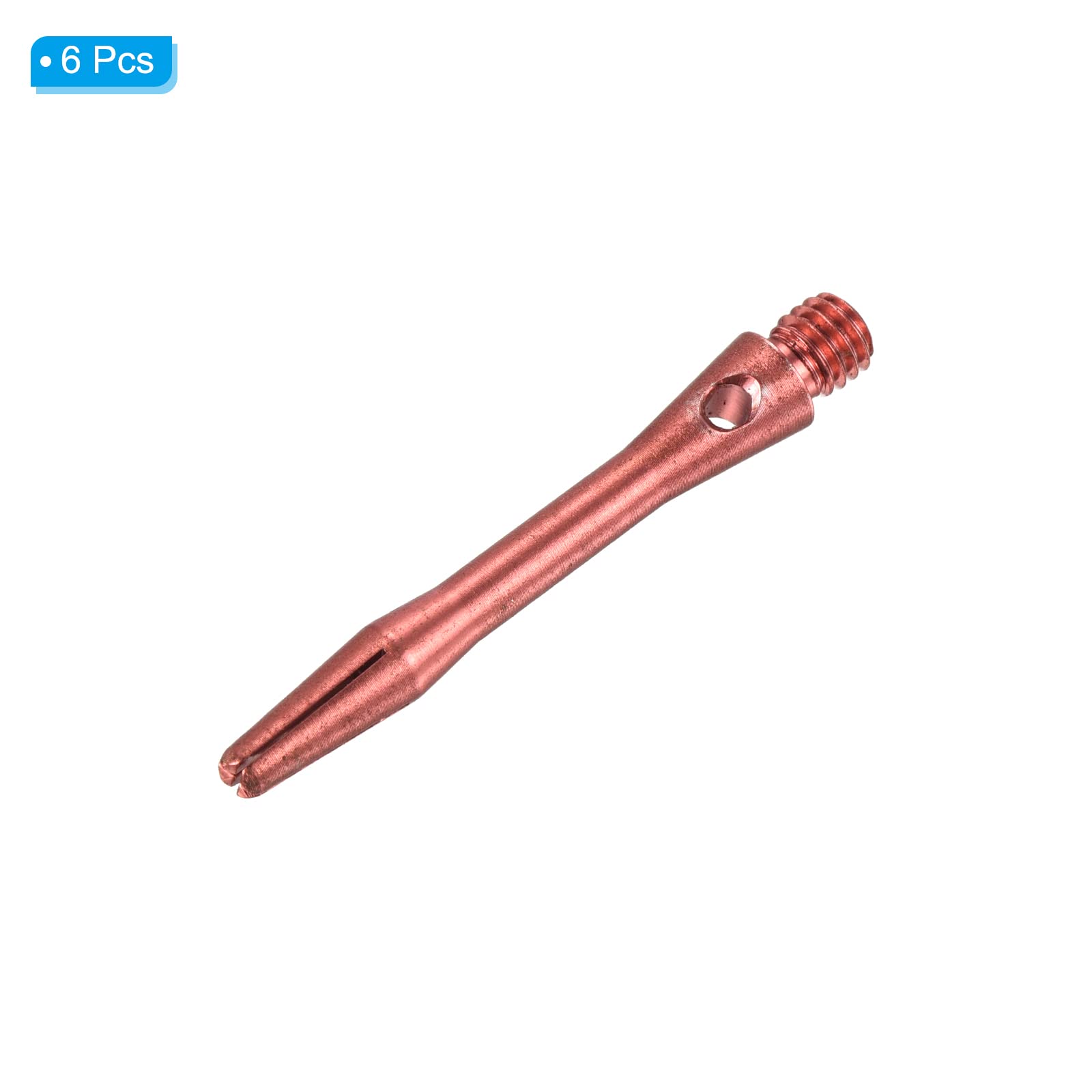 PATIKIL 35mm Aluminum Dart Shafts, Medium 2BA Thread Dart Stems Dart Accessories Throwing Fitting for Steel Tip - 6 Pack (Red) - Image 3