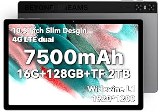 Slim Design Android 13 Tablet 10.5",1920*1200 FHD Display,7500mAh 18W Fast Charg Tablet with pen Only 508g and 7.4mm thick,16+128GB(TF 2TB)UMIDIGI A13 Tab with case/Face unlock/GMS/13MP/Dual Sim/GPS