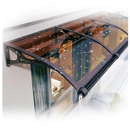 Auvent Porte D'entree, Carport Voiture UV Protection, Pluie et Neige Protection, Marquise Marquise Aluminium,23 * 47(60 * 120cm)