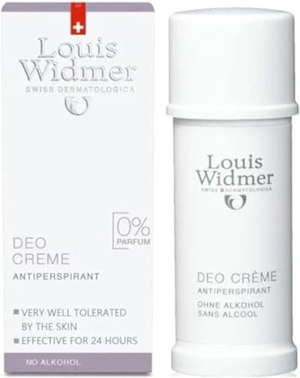 Louis Widmer Deo Cream Antiperspirant No Alcohol 40ML (DEO CREAM NON SCENT)