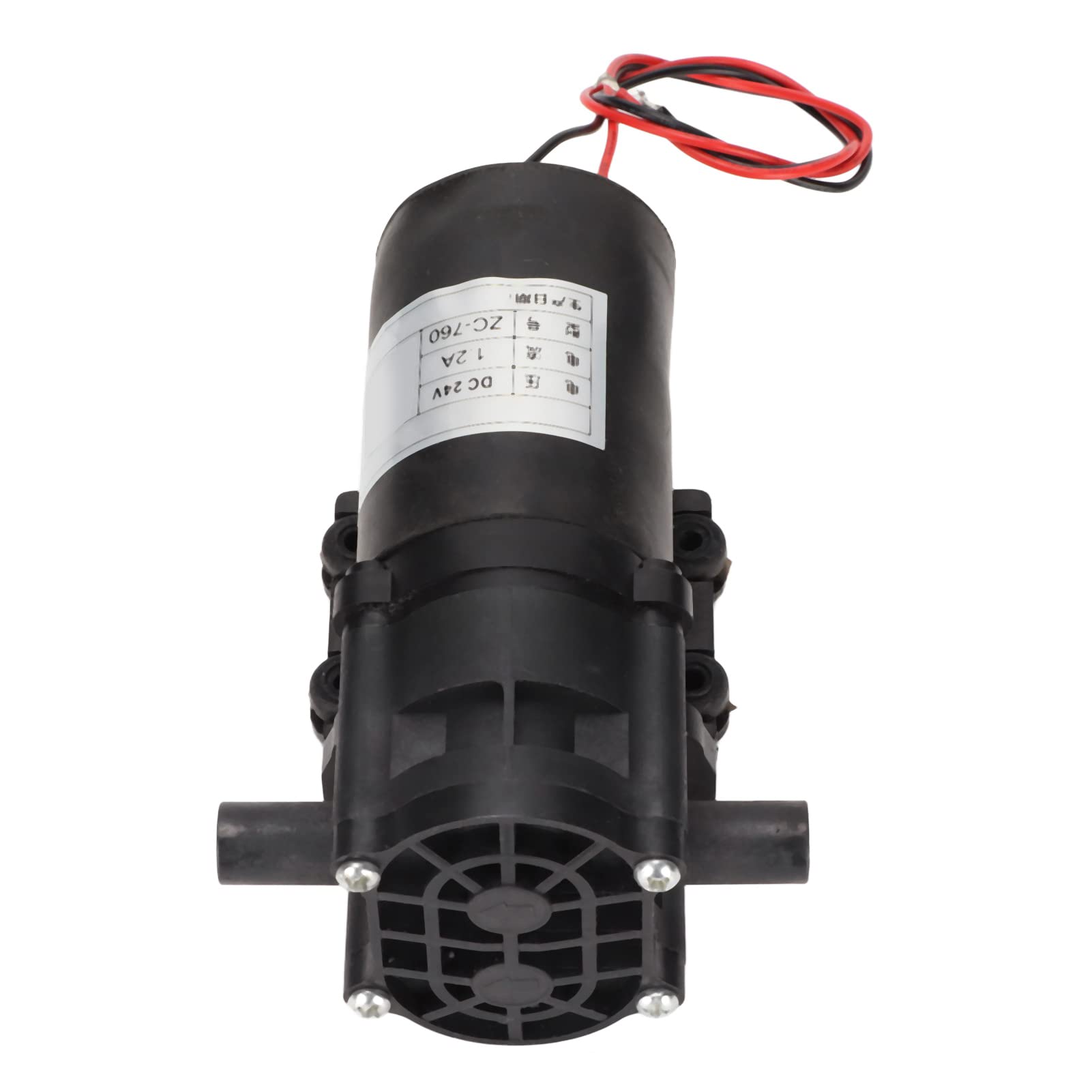 ZC - Bomba de agua para pecera 760, bomba autocebante de alto flujo CC 24 V, bomba de agua de engranajes resistente a altas temperaturas para acuarios y estanques, con caudal de