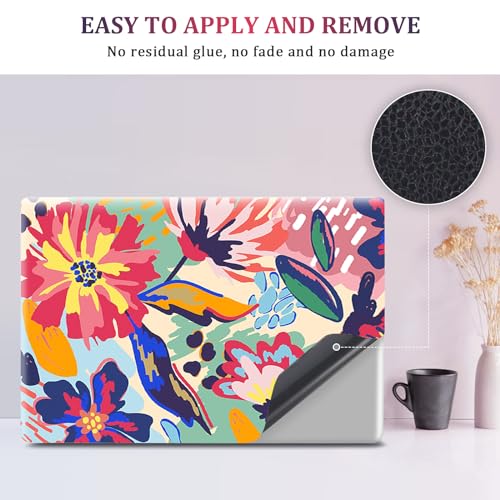 Image of Laptop Notebook Skin Sticker Cover Decal, 12 13 13.3 14 15 15.4 15.6 inch Laptop Vinyl Skin Sticker Cover Art Protector Decal Universal, Graffiti Flower