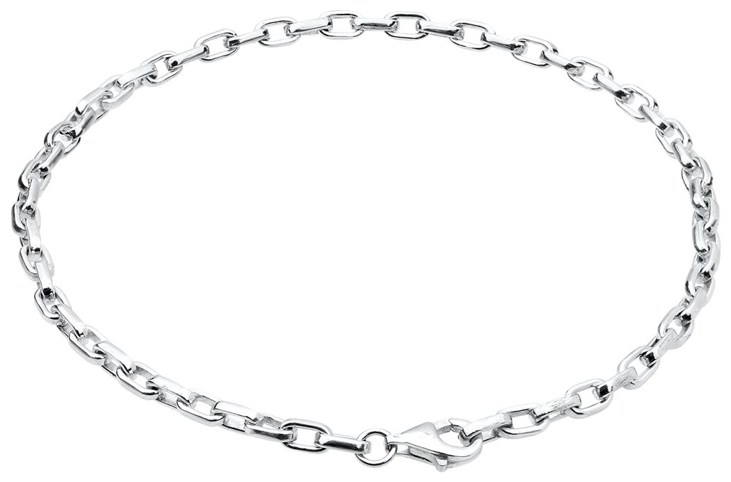 Nenalina Armband 925 Sterling Silber Bettelarmband für alle gängigen Charms Anhänger Breite 3 mm Länge bis 22 cm - 873009-022