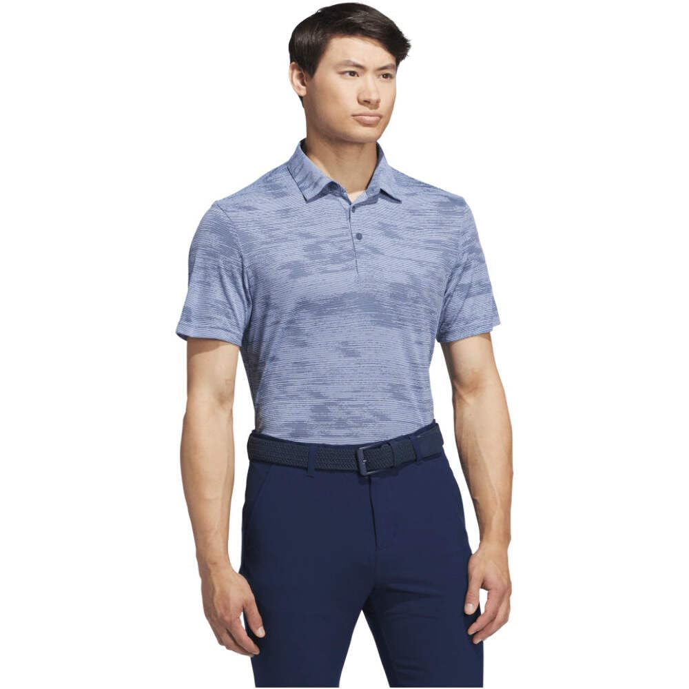 adidas Herren Ultimate365 Textured Stripe Polo Shirt Ultimate365 Poloshirt, strukturiert, gestreift