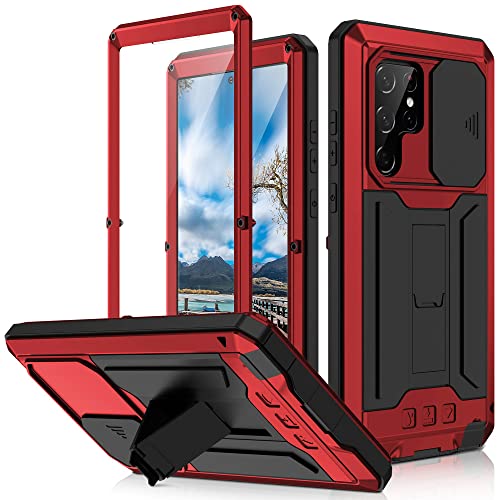 Coque rouge Galaxy S23 Plus robuste pour le sport et les chantiers