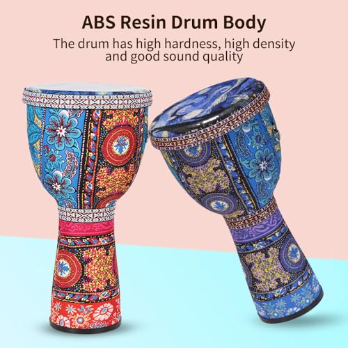 Djembe portable de 20,3 cm HUIOP pour rythmes nomades - 3