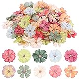 ▼ Colores brillantes: nuestras mini flores de seda se ven reales, bastante realistas y lindas. Perfecto para cualquier ocasión, como cumpleaños, bodas, ramos de flores; bautizo baby shower, té en la cocina, decoración infantil o cualquier otra celebración.
