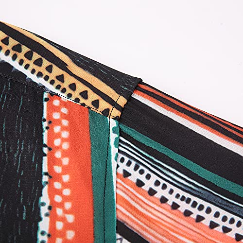 Mcedar Mens Casual Button Down Shirts Short Sleeve Striped Summer Vintage Beach Vacation Shirt 21028-5Xl #TOP5