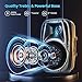 GOFLAME 1600W 2-Way Powered Speakers, Portable PA Speaker System with 2 Speaker Stands and Microphone, Professional DJ Speakers with Bluetooth, USB/SD Card Input, FM Radio, Remote Control