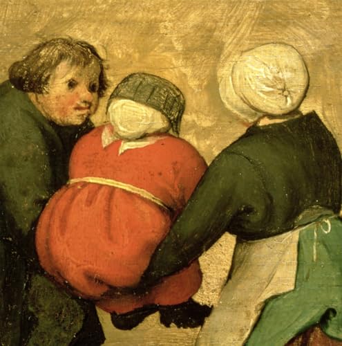 Lienzo decorativo para pared infantil y dormitorio, diseño vintage de Brueghel 60x90cm