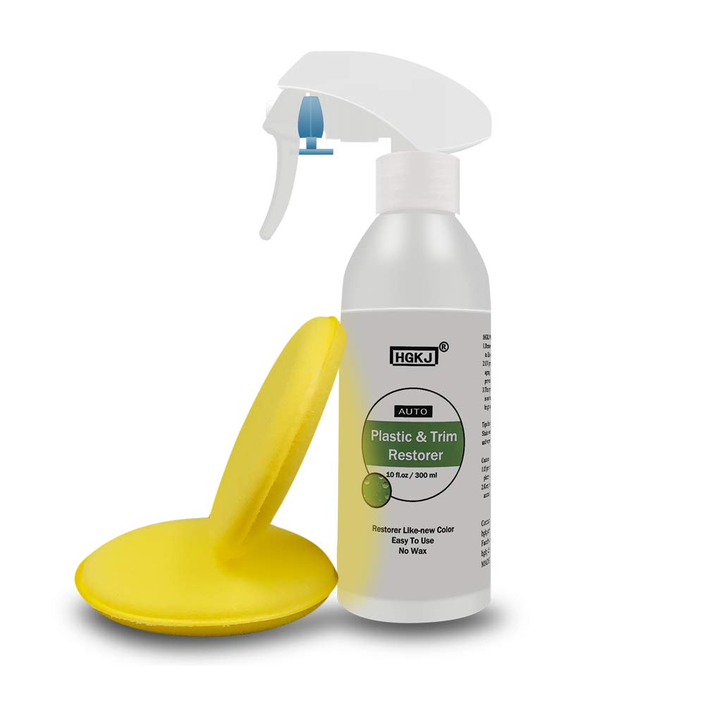 Buy HGKJ Plastic Vinyl Trim Restorer Quick Back to Life Detail DIY Car