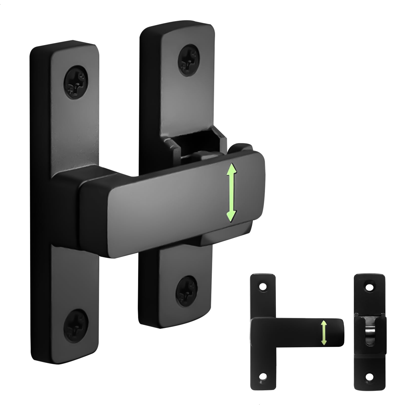 Sliding Door Lock, Door Latch, 90/180 Degree Stainless Steel Deadlock