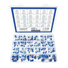 24Values 240Pcs 1KV 10pF to 100 nF High Voltage DIP Ceramic Disc Capacitor Assortment Kit
