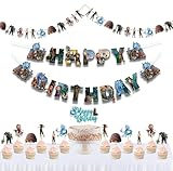 'Raya and the Last Dragn Theme Birthday Party Supplies – Fantasy Princess Party Decorations – Includes Happy Birthday Banner, Cake Topper, Cupcake Toppers, Garland, Table Decor, and More'