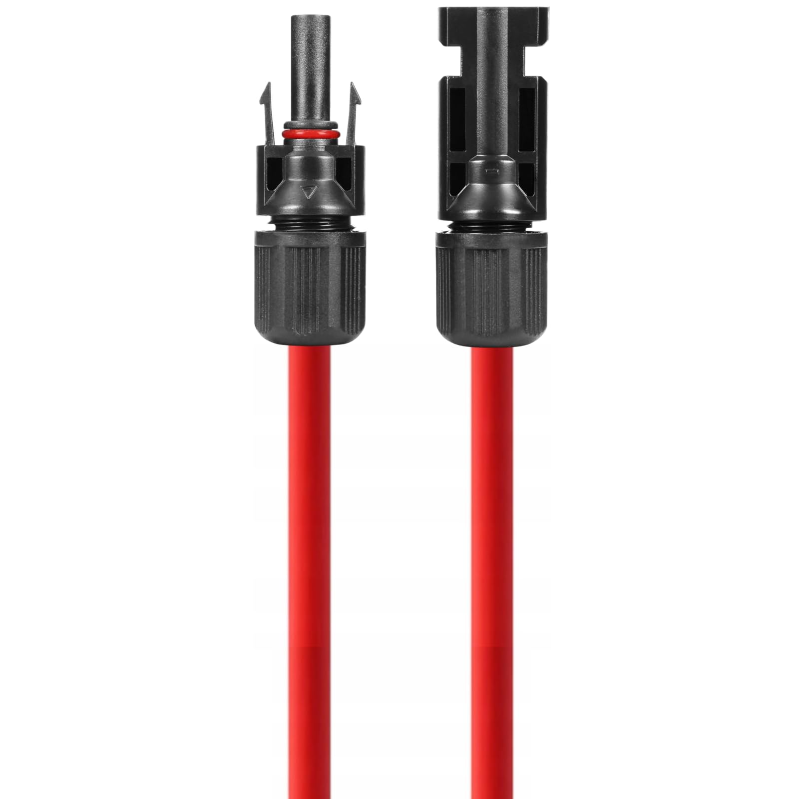 KBE Solarkabel inkl. Stecker Verlängerung 0,5-50m 4mm² 6mm² - PV Kabel H1Z2Z2-K beidseitig rot/schwarz - Photovoltaik Solar-Verbindungskabel (2X 20m 4mm² / 0% MwSt.)