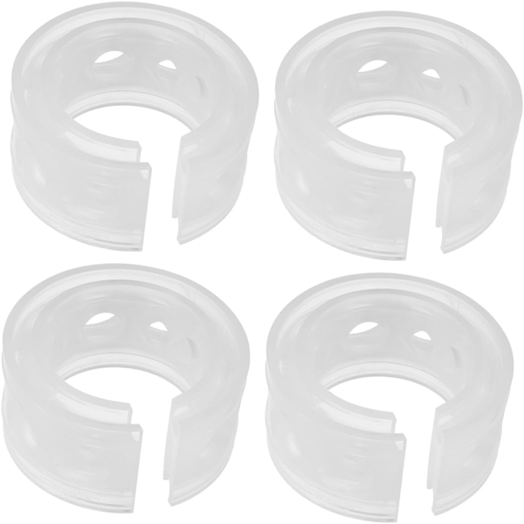 Alipis 4pcs Car Spring Bumper Cushion Transparent Shock Buffer for Vehicle Suspension Efficient Absorption Replacement for Enhanced Ride Comfort