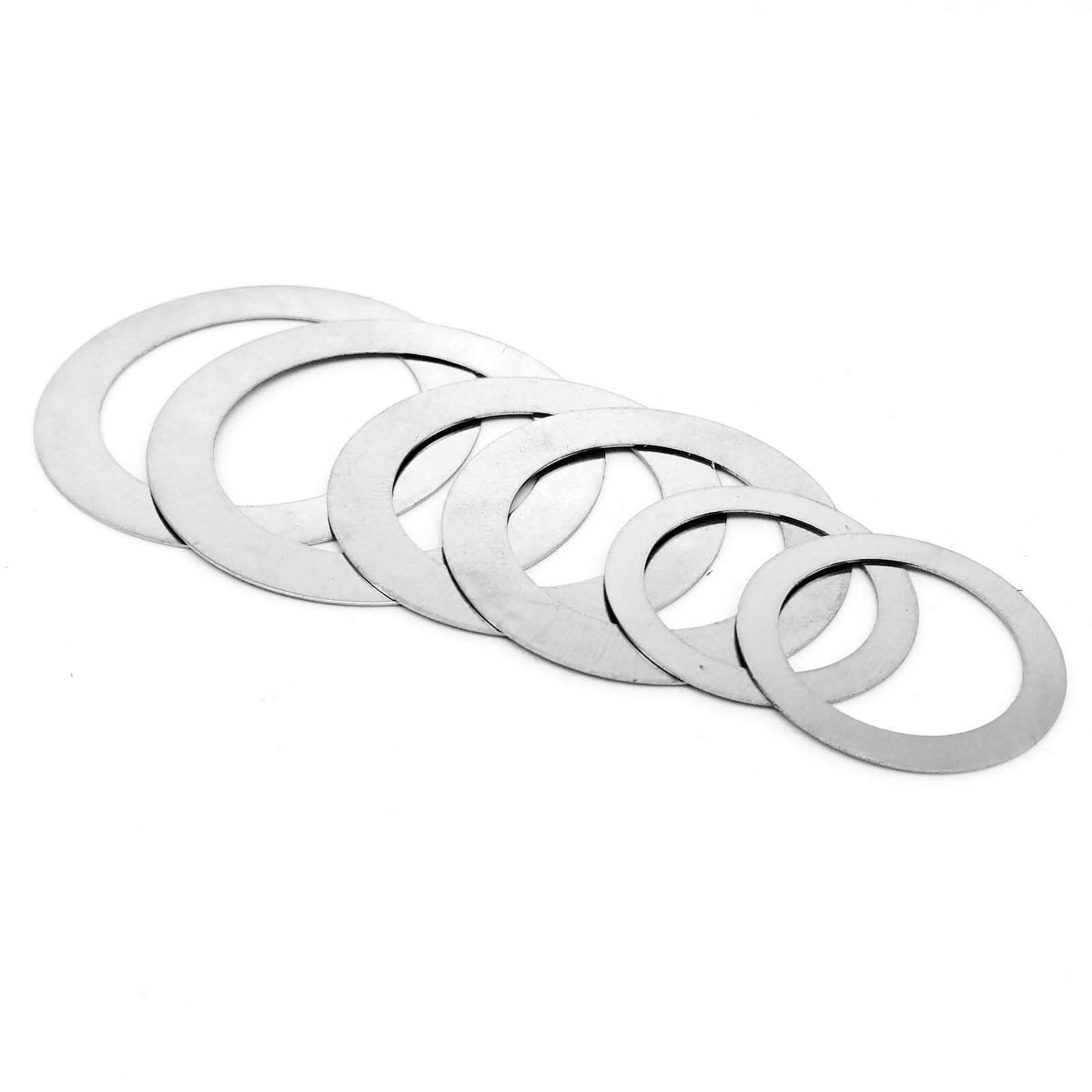 Rondella piatta, rondelle, Rondelle di sicurezza Assortimento 50 rondelle piatte, larghezza 1 mm, guarnizione regolazione ad alta precisione, rondella in acciaio inossidabile M3 M4 M5 M6 M8(M5x10)