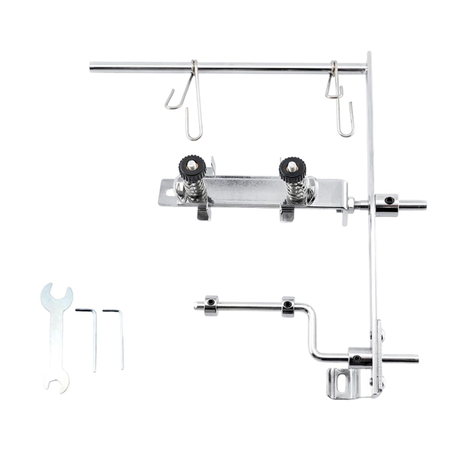 carotoe 747 Overlock Machine Elastic Bracket Metal Guide with Mounting Hardware Form for Compatible Serger Equipment Setup Tasks Set