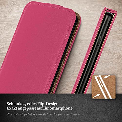 Coque iPhone 13 mini moex rabat protection intégrale écran rose - 3