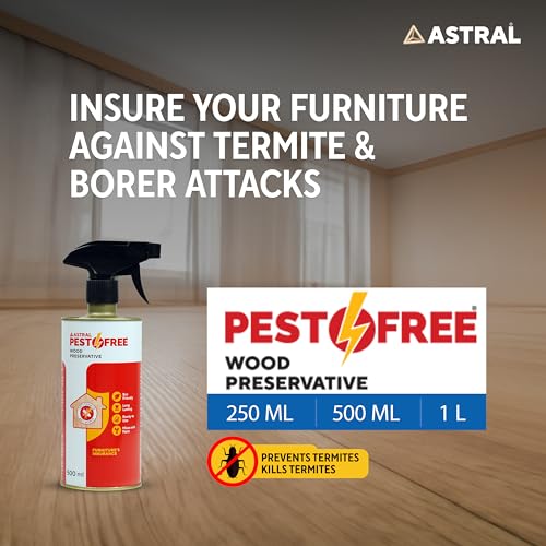 Image of Astral Pestofree Eco-Friendly Termite Killer 500ml | Protective & Preventive Formula for Termite, Borer & Insects | DIY Spray for Home, Office, Kitchen