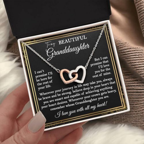 Granddaughter Necklace - Gift From Grandma & Grandpa for Birthday or Christmas3
