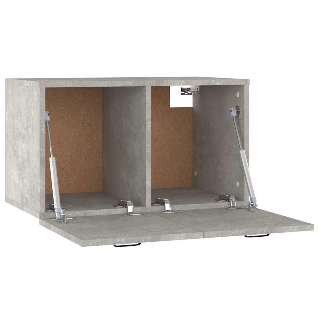 Szafka ścienna betonowa szara 60 x 36,5 x 35 cm materiał