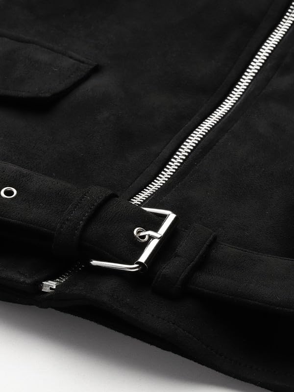Image of Leather Retail Women's Suede Biker Jacket