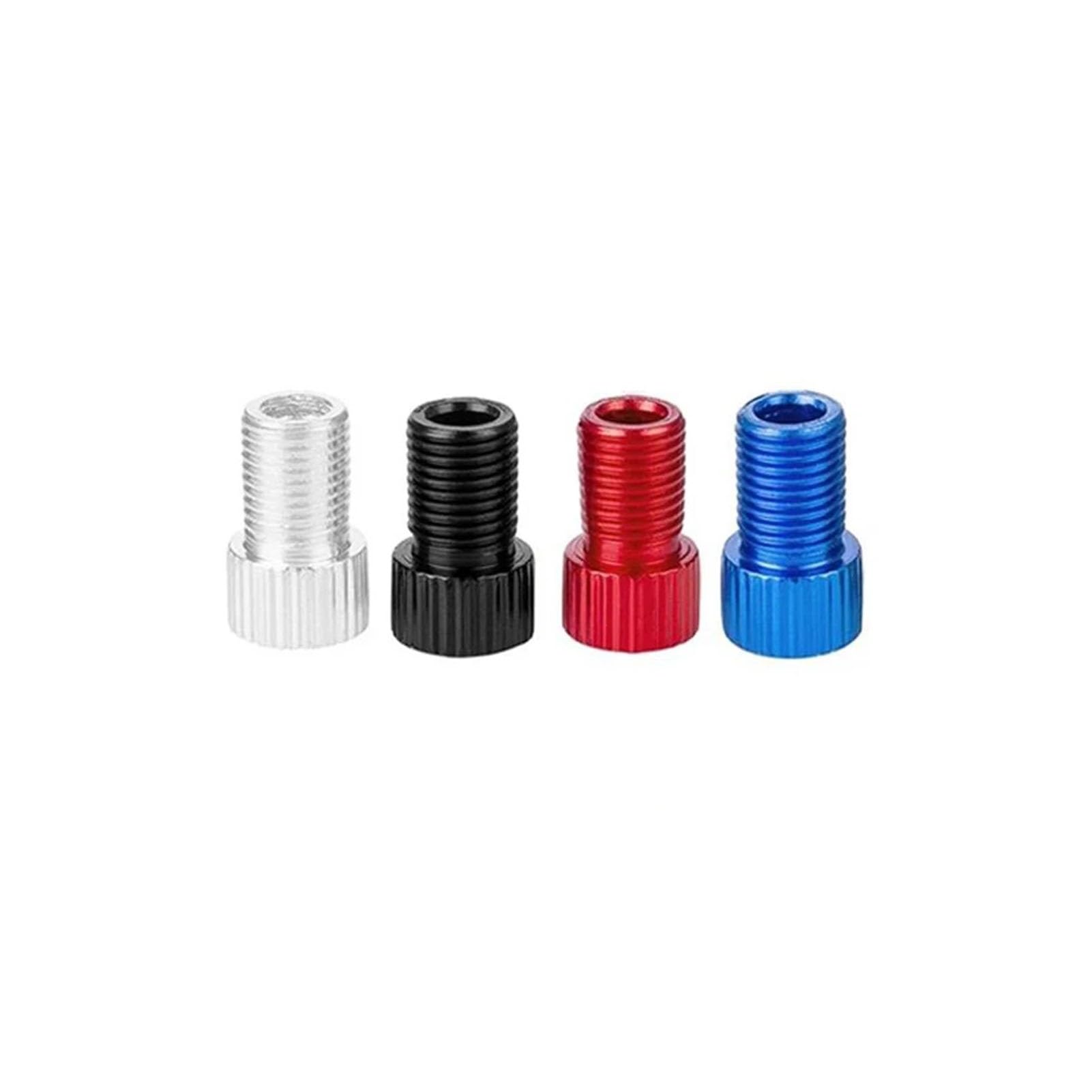Dymkie Mixture 4Pcs Adapter Convert Presta To Schrader To Us Inflate Tire Using Standard Pump Or Air Compressor(Mixture 4Pcs)