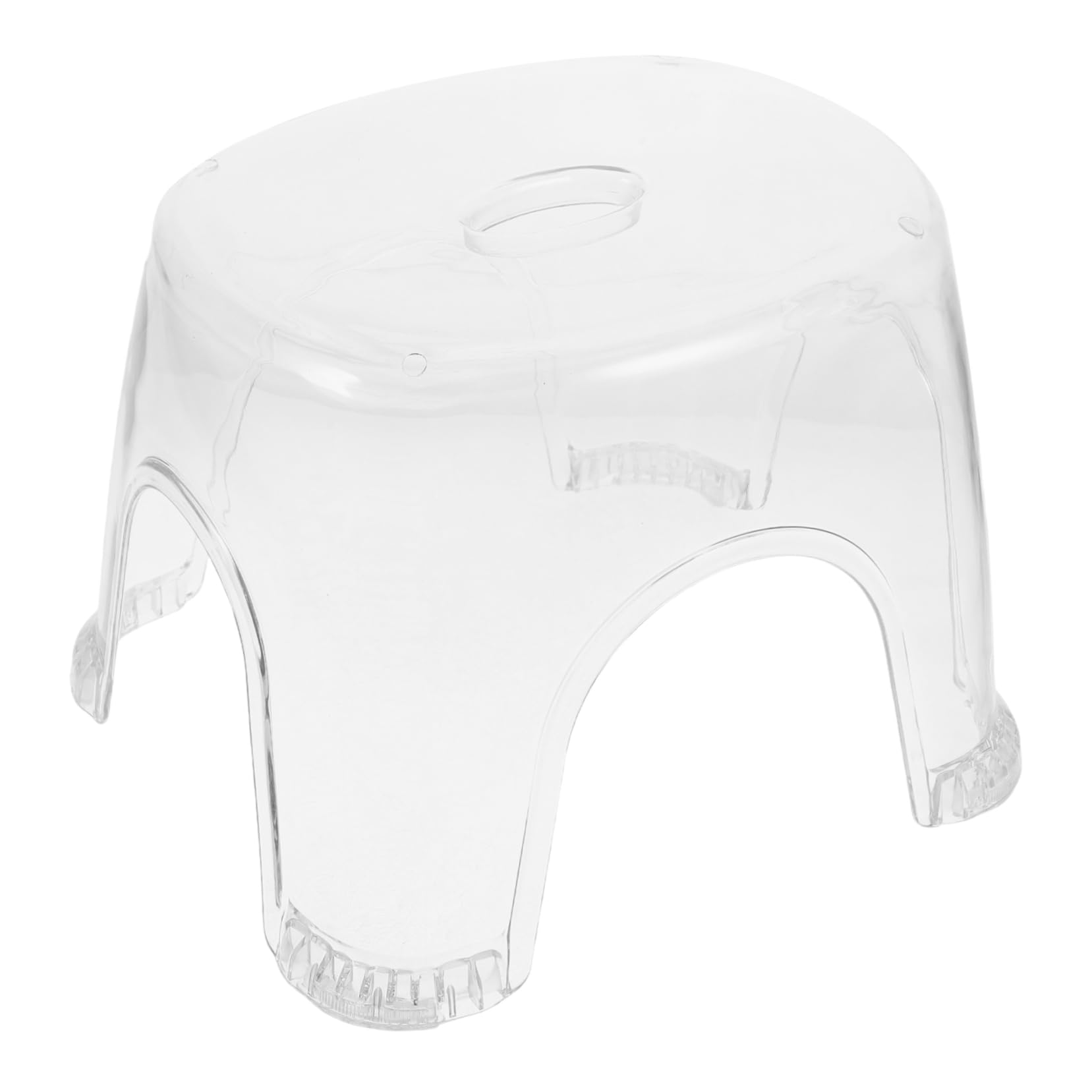 Tabouret de douche transparent BESTYASH banc ergonomique pour salle de bain confortable