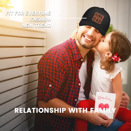 Image of Girl Dad Hat for Men,Girl Dad Gifts Fathers Day Birthday Christmas for Dad Trucker Hat Baseball Caps