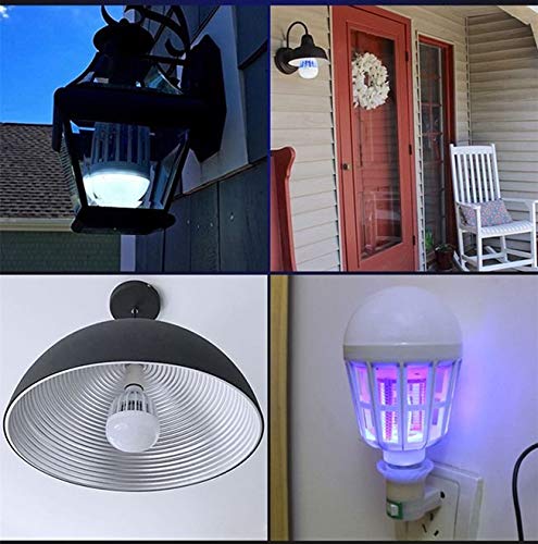 Kit 6 Lampada Led 15w Mata Mosquito Insetos Branco Bocal E27
