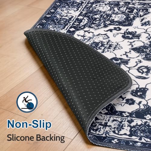 Image of Washable Pee Pads for Dogs, 2 Pack Reusable Puppy Training Pads 40 inchx26 inch Super Absorbent Waterproof Dog Training Pads, Non-Slip Potty Pads, Whelping Pads Litter Mat Navy Blue