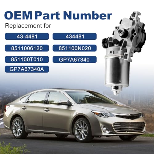 Image of Front Windshield Wiper Motor Compatible with Toyota Avalon Camry