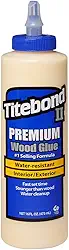 Titebond 5004 II Cola de madeira premium, 473 ml, creme de mel