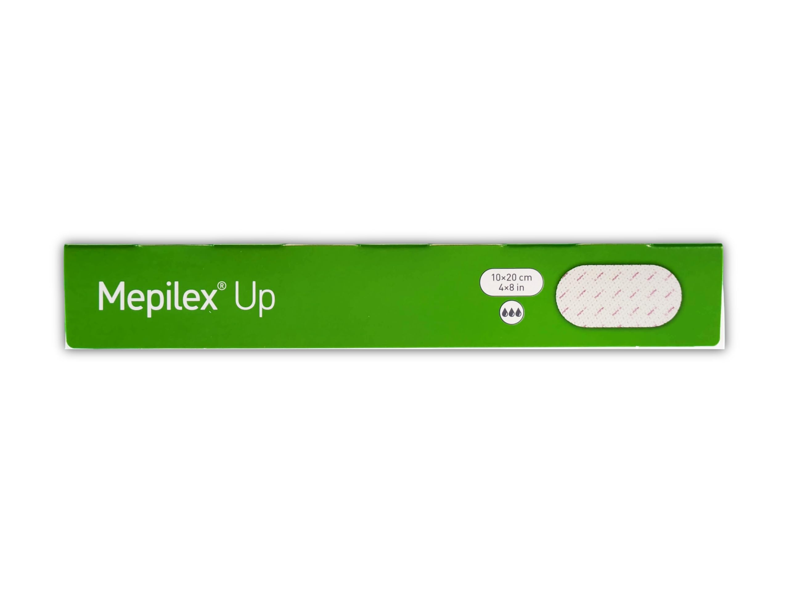 Mölnlycke, Mepilex Up 10cm x 20cm, Soft Silicone Foam Dressing