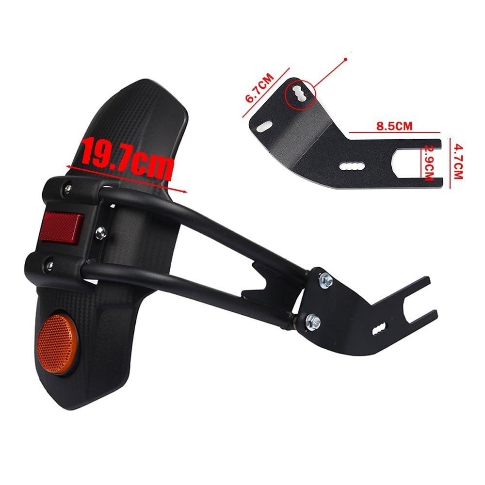 BeNsil Parafanghi Moto Parafango Posteriore Moto Parafango Paraspruzzi Ruota Paraspruzzi Protezione Copertura Fango per CFMOTO per CF 800MT MT800 MT 800 MT Paraspruzzi Paraspruzzi (Color : 2)
