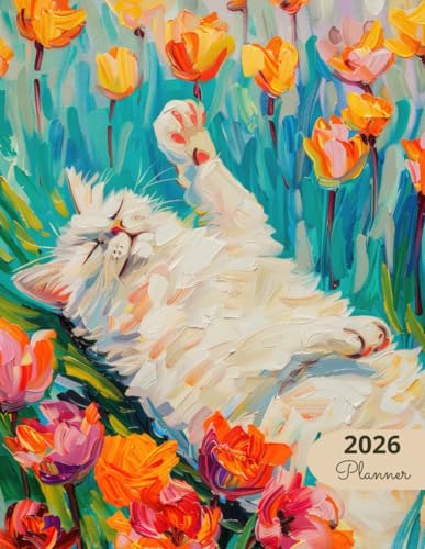 2026 Planner: Vibrant Cats 1: Stylish Weekly and Monthly Organization image 2