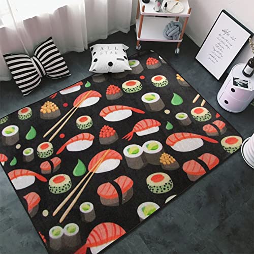 Grand tapis de salon lavable et antidérapant - 150x100 cm pour intérieur moderne