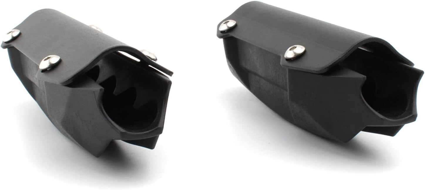 2PCS 25mm Motorcycle Engine Bumper Guard Crash Bar Blocks Bumper Protector Slider Frame Bar Protection Guard Rubber Cover for R1250GS R1200GS ADV Adventure G310GS