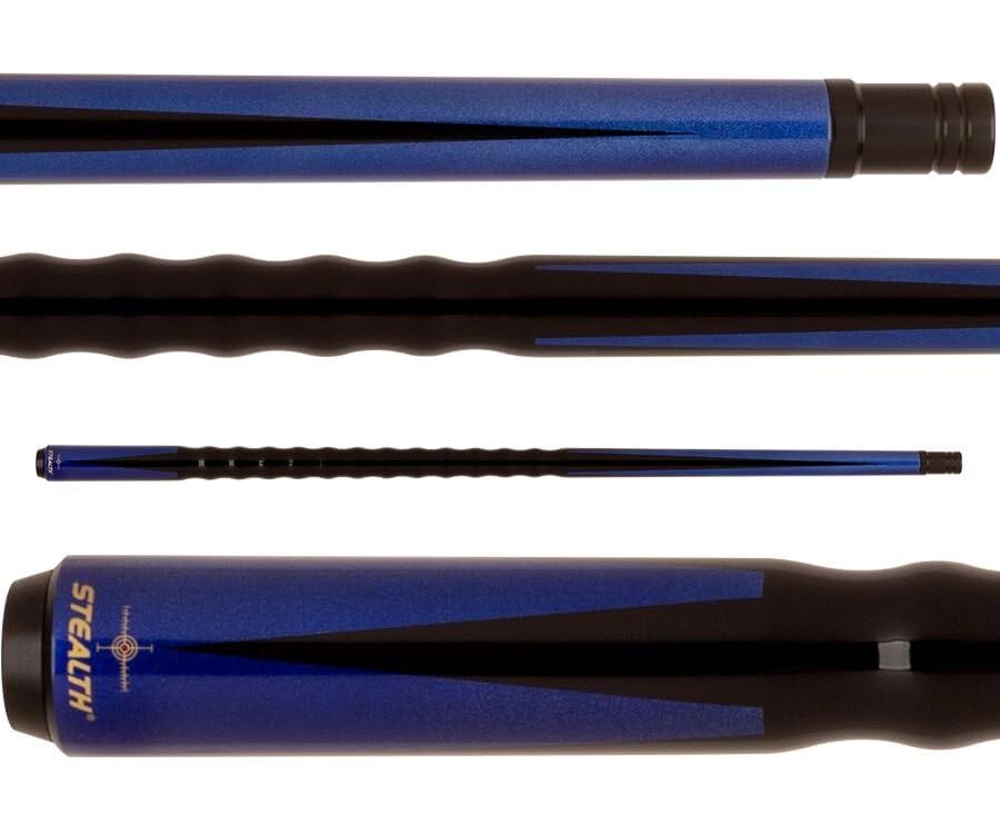 Y2Play STH401 Metallic Blue Pearl Dooley Handle Pool/Billiards Cue Stick