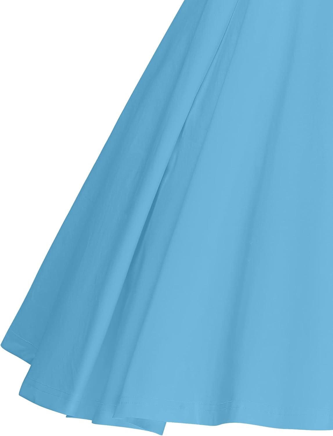 GownTown Women's 1950s V-Neck Adjustable Bowknot Swing Cocktail Dress - Image 5