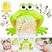Juguete de Baño para Bebé, Máquina de Burbujas para Bañera, Rana de Juguete con 12 Melodías Musicales para Niños de 1 a 5 Años (Patito de Goma de Regalo Incluido)