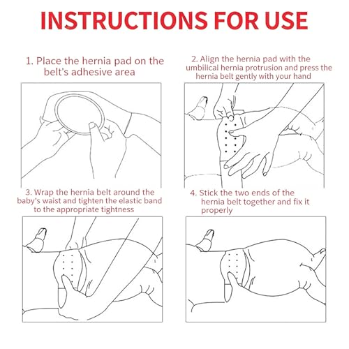 Faja para Hernia Umbilical en Bebés Ajustable y Suave Small miniatura 7
